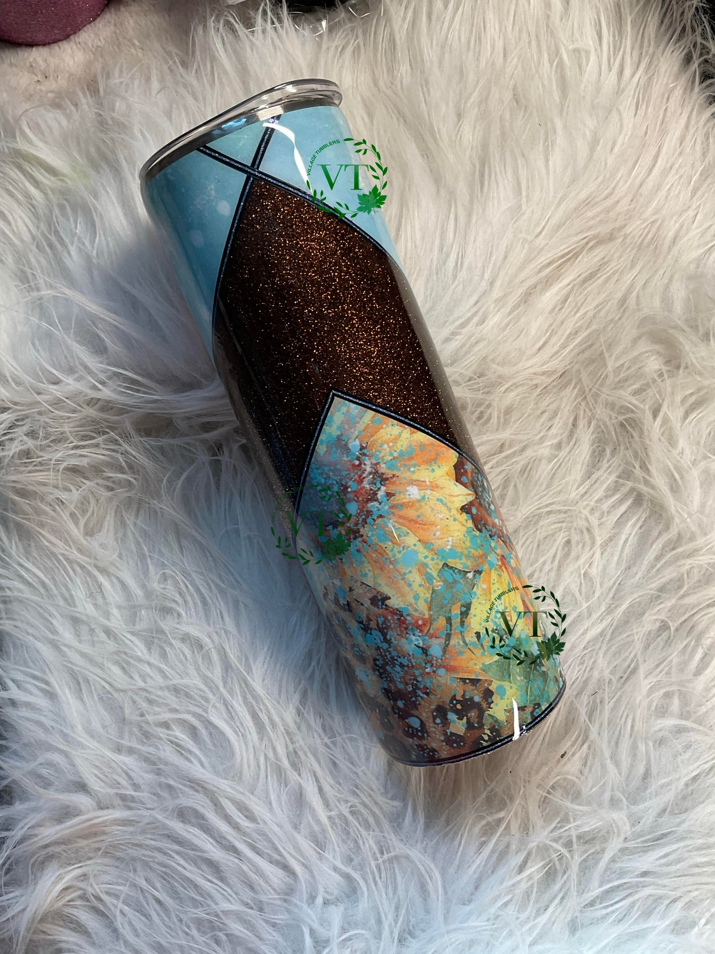 30 oz sunflower v-split