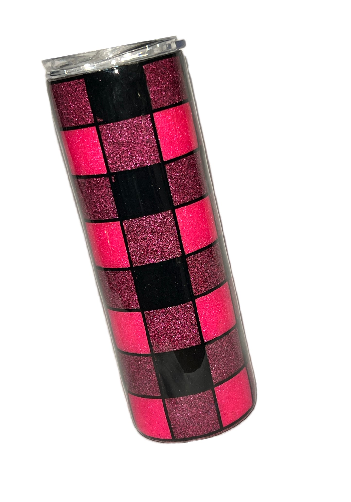 Plaid glitter template