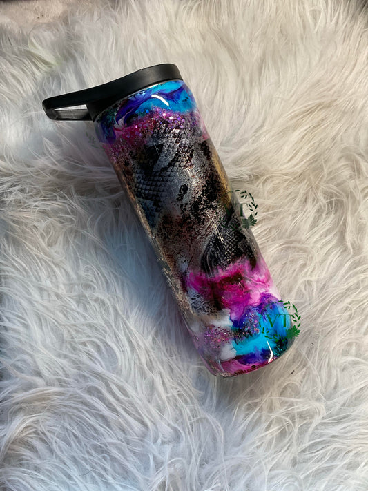 20 oz duo ink with snakeskin pattern